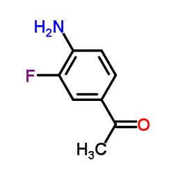 3-氟-4-氨基苯乙酮结构式