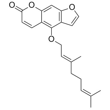 佛手柑素结构式