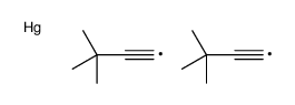 bis(3,3-dimethyl-1-butynyl)-Mercury结构式