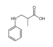 3-anilino-2-methylpropanoic acid结构式