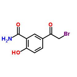 5-溴乙酰水杨酰胺结构式