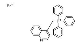 Triphenyl(4-quinolinylmethyl)-phosphoniumbromide结构式