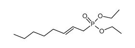 (E)-2-octenylphosphonic acid diethyl ester结构式