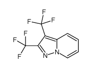 2,3-Bis(trifluoromethyl)pyrazolo[1,5-a]pyridine结构式