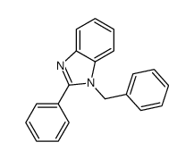 1-苄基-2-苯基-1H-苯并咪唑结构式
