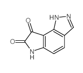 吡咯并[2,3-g]吲唑-7,8(1H,6H)-二酮结构式