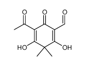 3-acetyl-5-formylfilicinic acid结构式