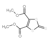 1,3-二硫杂环戊二烯-2-硫酮-4,5-二甲酸二甲酯结构式