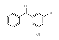 3,5-二氯-2-羟基二苯酮结构式