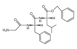 Gly-Phe-Leu-OBn结构式