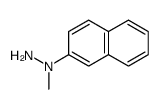 N-methyl-N-(naphthalene-2-yl)hydrazine结构式