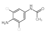 N-(4-amino-3,5-dichloro-phenyl)acetamide结构式