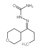 Hydrazinecarboxamide,2-[1-(tetrahydro-2H-pyran-4-yl)butylidene]-结构式