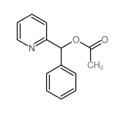 (phenyl-pyridin-2-yl-methyl) acetate结构式