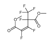 dimethyl (Z)-2,3,4-trifluoro-4-(trifluoromethyl)pent-2-enedioate结构式