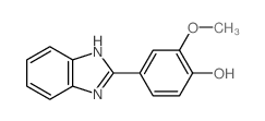 4-(1,3-dihydrobenzoimidazol-2-ylidene)-2-methoxy-cyclohexa-2,5-dien-1-one结构式