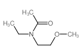Acetamide, N-ethyl-N- (2-methoxyethyl)-结构式