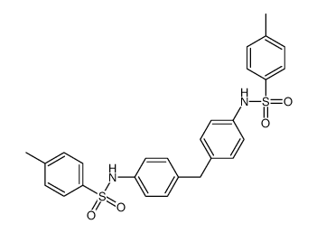 4-methyl-N-[4-[[4-[(4-methylphenyl)sulfonylamino]phenyl]methyl]phenyl]benzenesulfonamide结构式