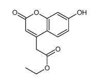 ethyl 2-(7-hydroxy-2-oxo-2H-chroMen-4-yl)acetate结构式