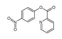 (4-nitrophenyl) pyridine-2-carboxylate结构式