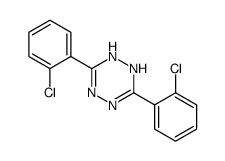 3,6-双(2-氯苯基)-1,2-二氢-1,2,4,5-四嗪结构式