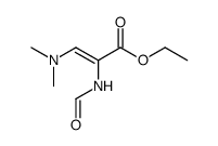 3-Dimethylamino-2-(formylamino)acrylsaeure-ethylester结构式
