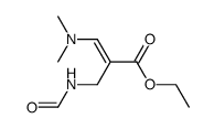 3-Dimethylamino-2-(formylaminomethyl)acrylsaeure-ethylester结构式