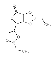 D-Gulonicacid, g-lactone, cyclic 2,3:5,6-bis(ethylboronate) (9CI)结构式