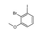 2-Bromo-3-iodoanisole结构式
