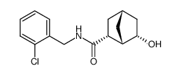 (1S,2R,4R,6S)-N-(2-chlorobenzyl)-6-hydroxybicyclo[2.2.1]heptane-2-carboxamide结构式
