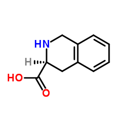 (S)-1,2,3,4-四氢异喹啉-3-甲酸结构式