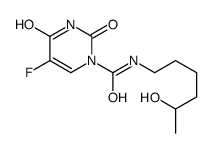 1-(5'-hydroxyhexylcarbamoyl)-5-fluorouracil结构式