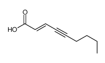 non-2-en-4-ynoic acid结构式