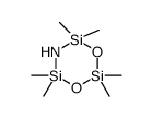 2,2,4,4,6,6-hexamethyl-1,3,5,2,4,6-dioxazatrisilinane结构式