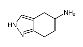 5-AMINO-4,5,6,7-TETRAHYDRO-1H-INDAZOLE结构式