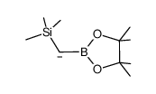 (4,4,5,5-tetramethyl-1,3,2-dioxaborolan-2-yl)(trimethylsilyl)methanide结构式