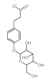 b-D-Glucopyranoside,4-(2-nitroethyl)phenyl结构式