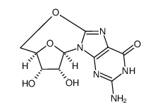C8:5'-O-cyclo-Guo结构式