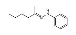 2-hexanone phenylhydrazone结构式