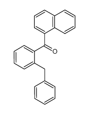 (2-benzyl-phenyl)-[1]naphthyl ketone结构式