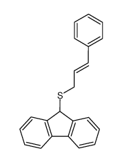 α-Cinnamyl-9-fluorenylsulfid结构式