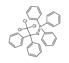 P,P,P-triphenyl-N-(2,2,2-trichloro-1,2-diphenylethyl)phosphine imide结构式