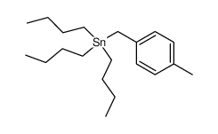 (p-Me-benzyl)tributylstannane结构式