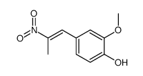 (E)-2-methoxy-4-(2-nitroprop-1-enyl)phenol结构式