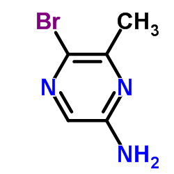 2-氨基-5-溴-6-甲基嘧啶结构式