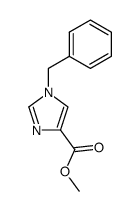 methyl 1-benzyl-1H-imidazole-4-carboxylate结构式