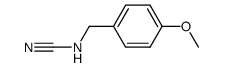 N-(p-Methoxybenzyl)cyanamide结构式