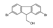 (2,7-Dibromo-9H-fluoren-9-yl)methanol结构式
