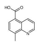 5-Quinolinecarboxylicacid,8-methyl-(9CI)结构式