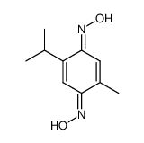 2-isopropyl-5-methyl-p-benzoquinone dioxime结构式